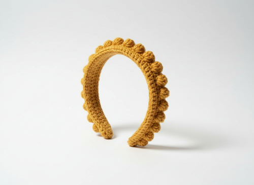 Golden Bobble Headband